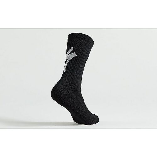 TECHNO MTB TALL LOGO SOCK BLK/WHT M - immagine 1