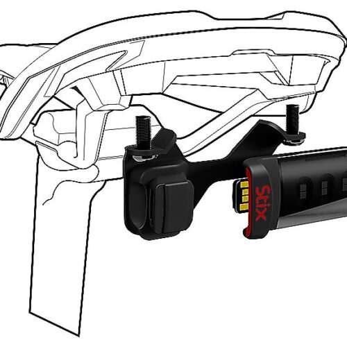 STIX SADDLE MOUNT BLK - immagine 1