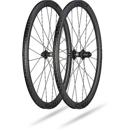 C 38 DISC WHEELSET SATIN CARBON/BLK - immagine 1